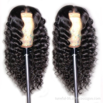 Wholesale Straight Brazilian Hair HD Lace Wigs,full lace frontal wig with baby hair,Virgin human hair wigs for black women